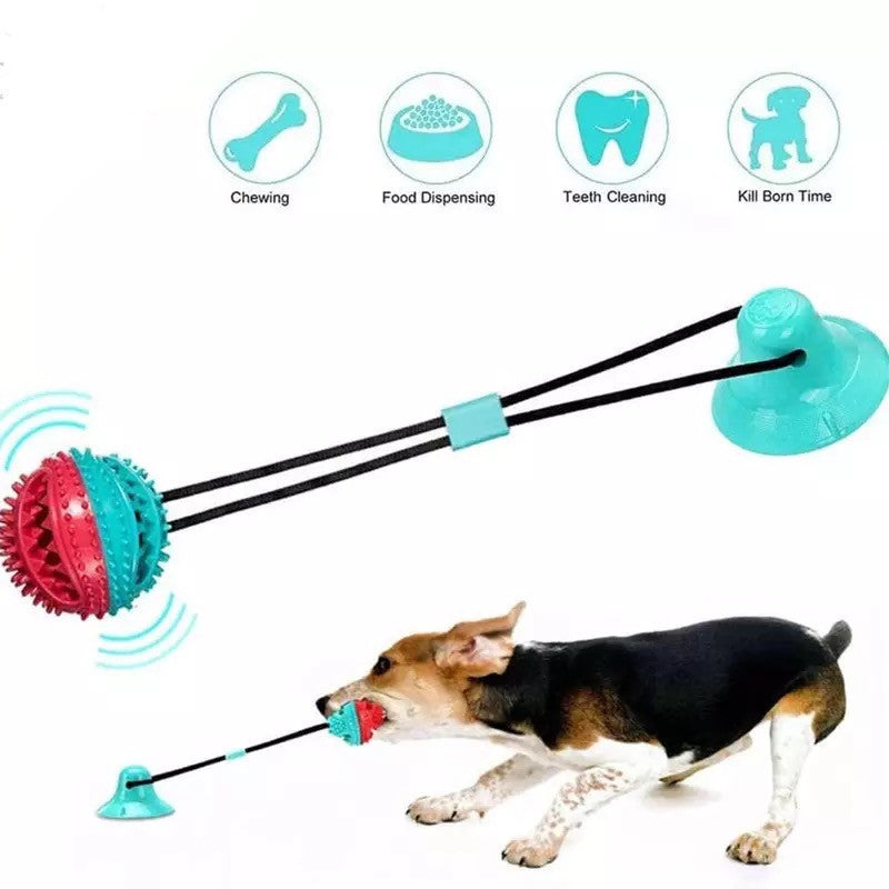 Juguete Interactivo Limpia Dientes para Perros – Masticación y Entretenimiento