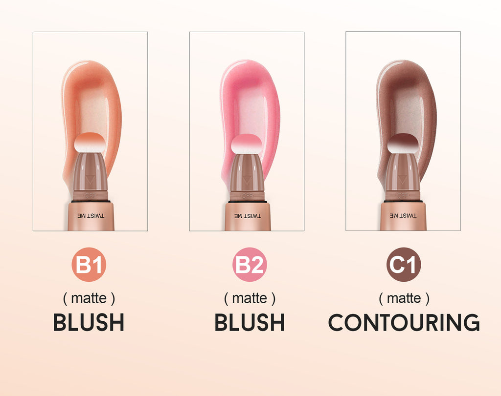 Kit de Contorno, Rubor e Iluminador H3012 – Acabado Natural