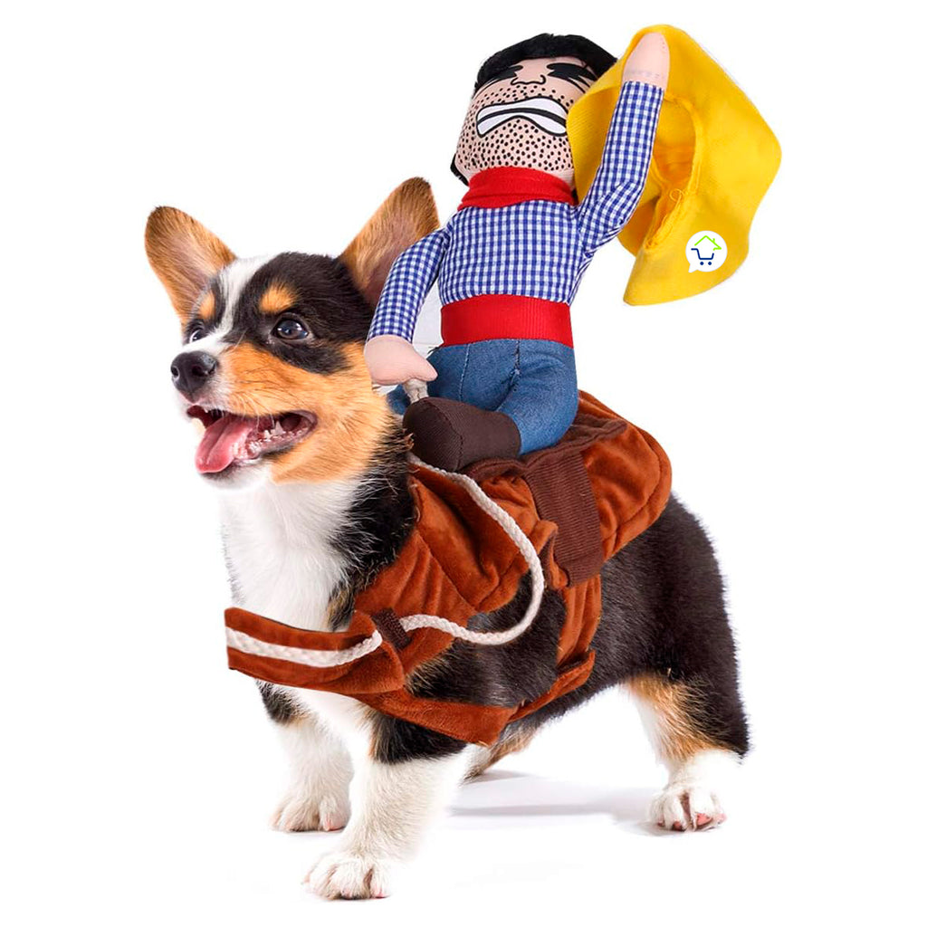 Disfraz Vaquero Jinete para Mascotas – Ideal Halloween
