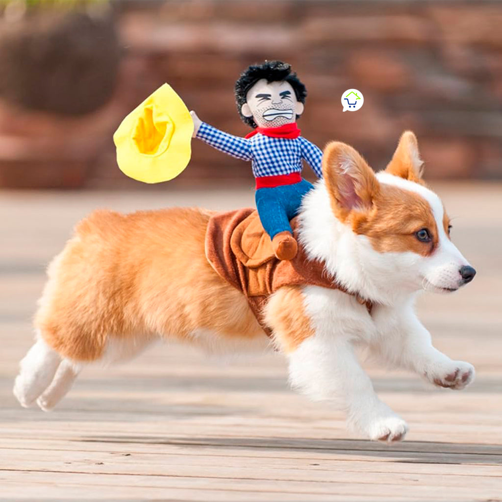 Disfraz Vaquero Jinete para Mascotas – Ideal Halloween