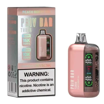 Vaper Priv Bar Turbo 15.000 Puffs – Pantalla Digital + Batería Recargable