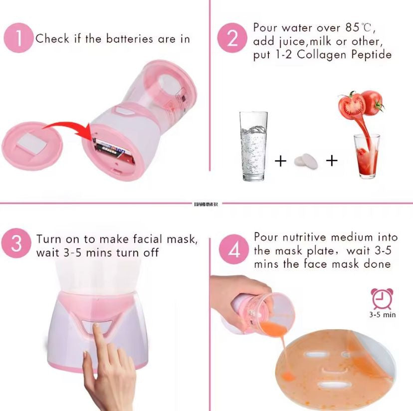 Máquina para Hacer Mascarillas Faciales Naturales – DIY en Casa