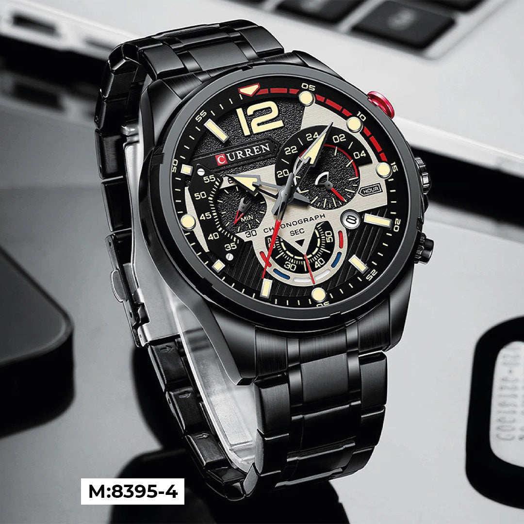 Reloj Curren M8395 para Hombre – Pulso de Acero Inoxidable