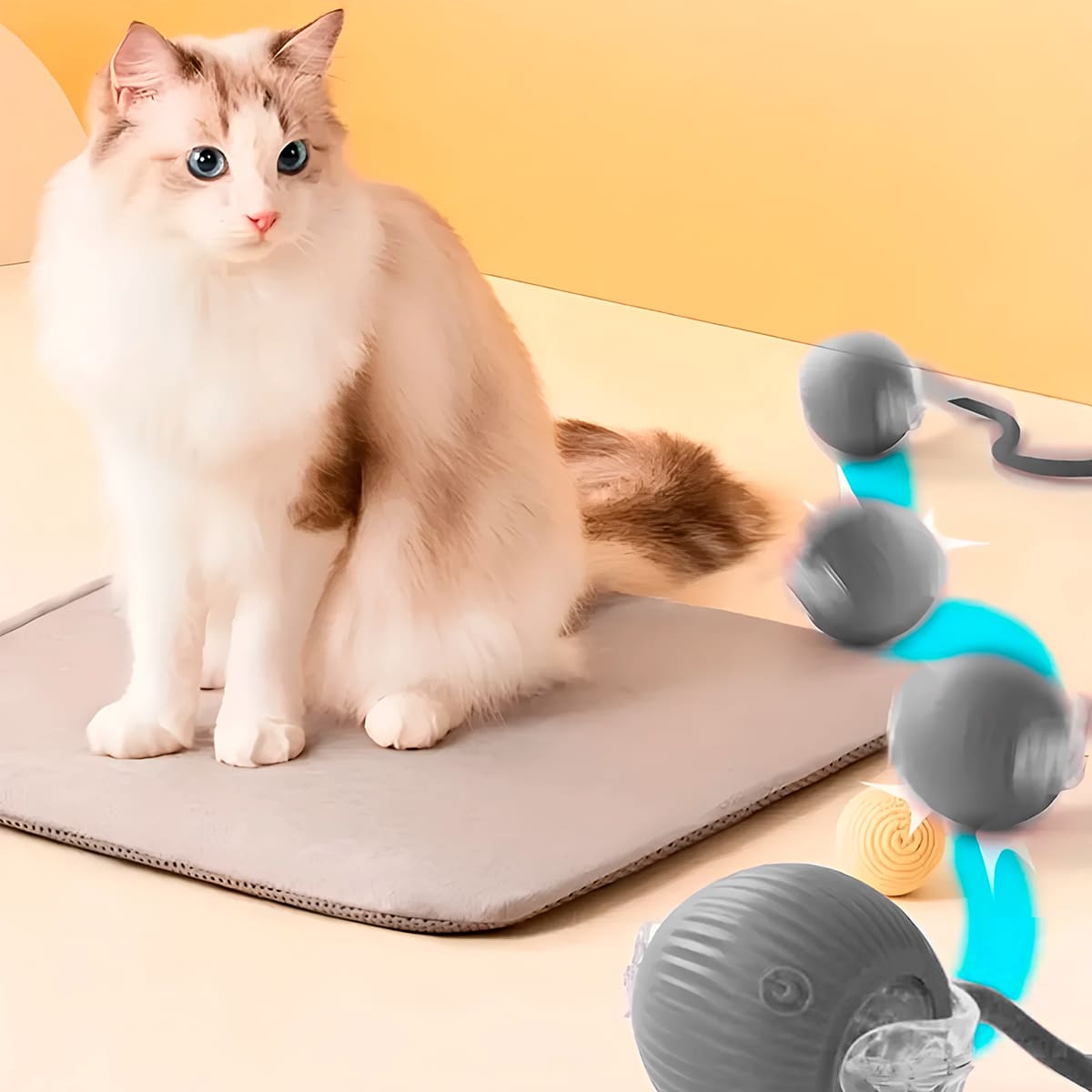 Juguete Interactivo Recargable para Gatos