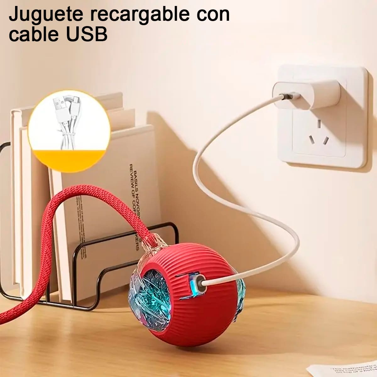 Juguete Interactivo Recargable para Gatos
