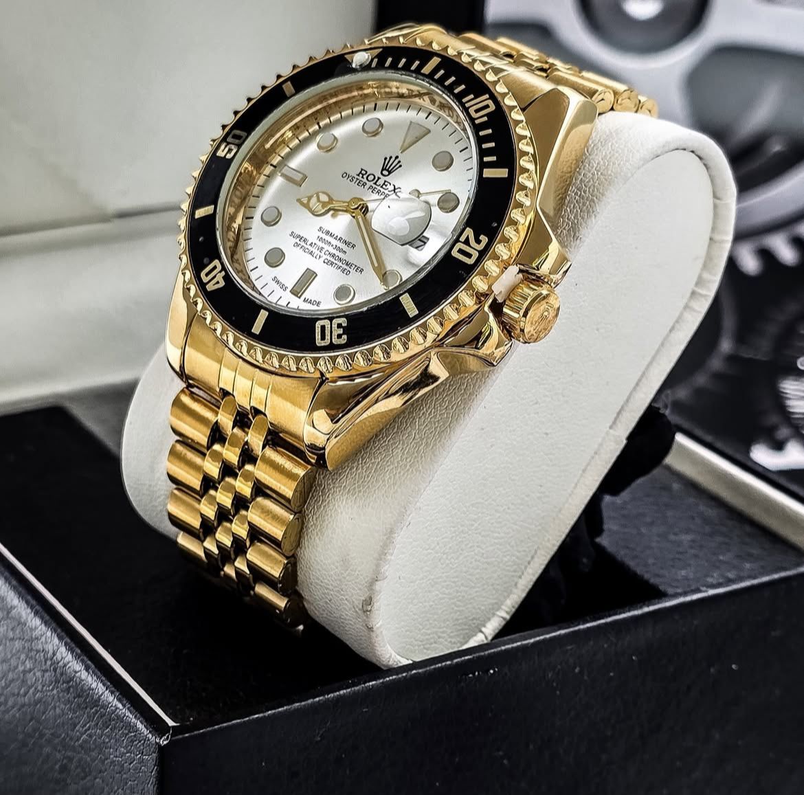 Reloj Tipo Rolex de Importación – Diseño Clásico de Lujo (Varios Colores)