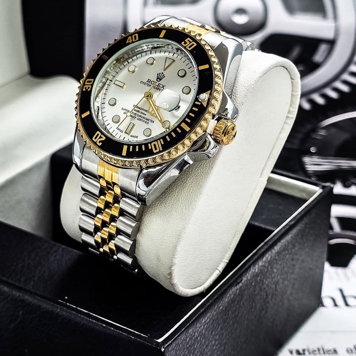 Reloj Tipo Rolex de Importación – Diseño Clásico de Lujo (Varios Colores)