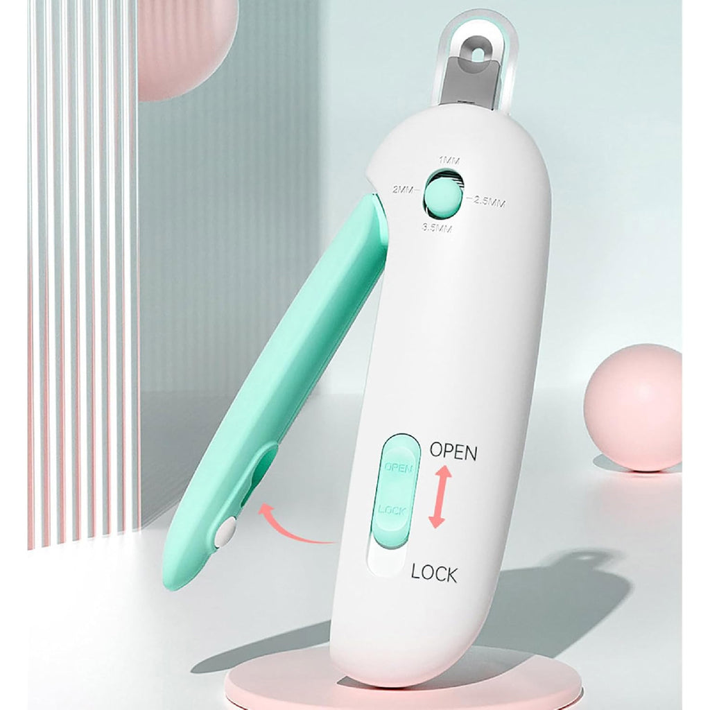 Cortauñas de Seguridad para Mascotas con Lima – Ajustable