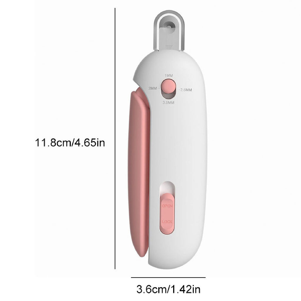 Cortauñas de Seguridad para Mascotas con Lima – Ajustable