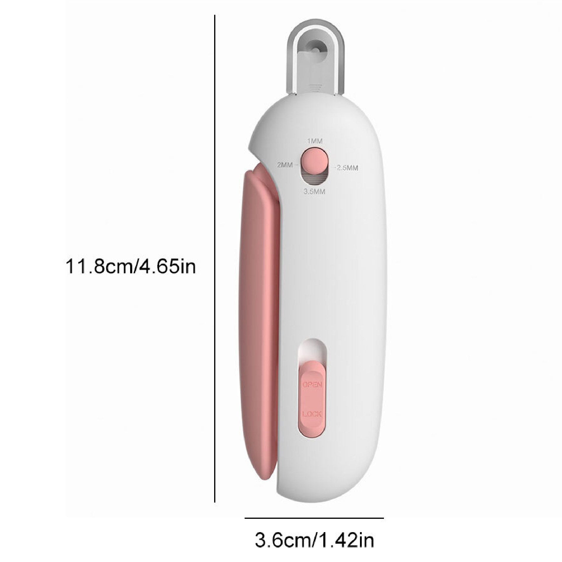 Cortauñas de Seguridad para Mascotas con Lima – Ajustable
