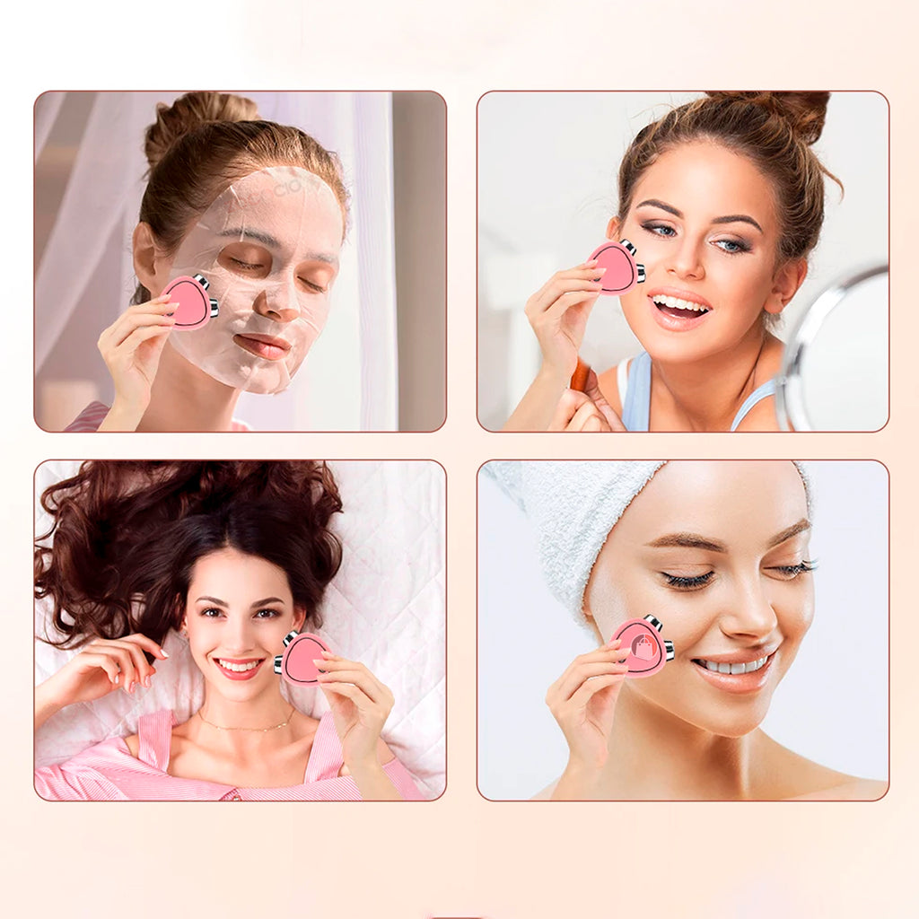 Masajeador Facial de Microcorriente EMS