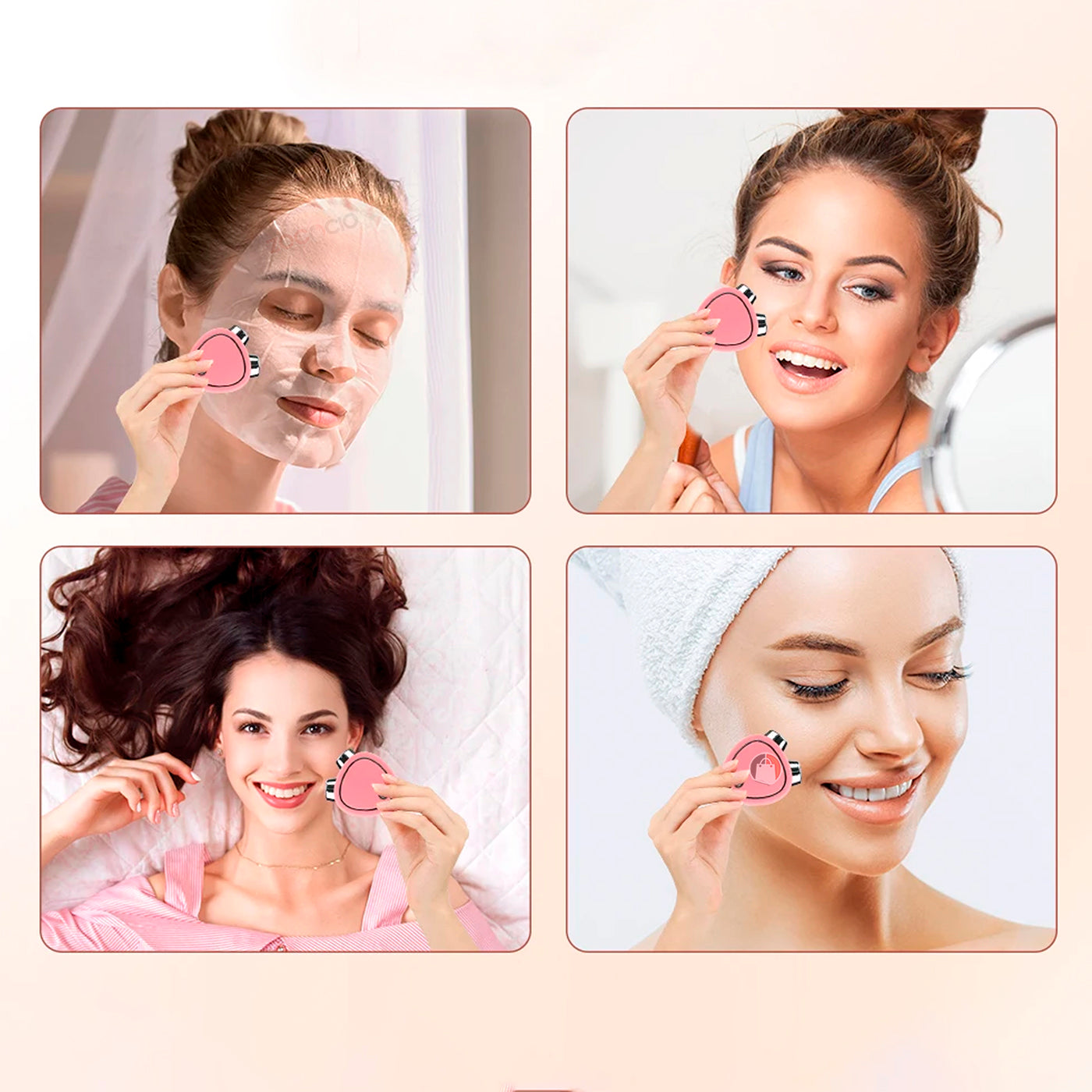 Masajeador Facial de Microcorriente EMS