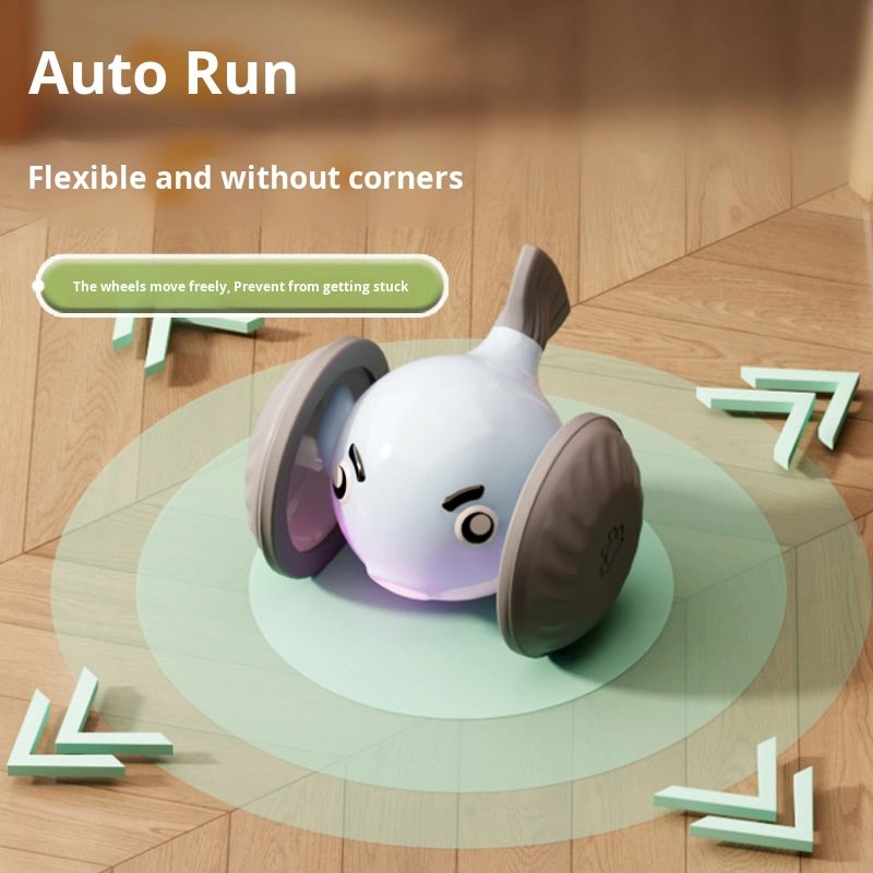 Juguete Interactivo Giratorio para Gatos y Perros