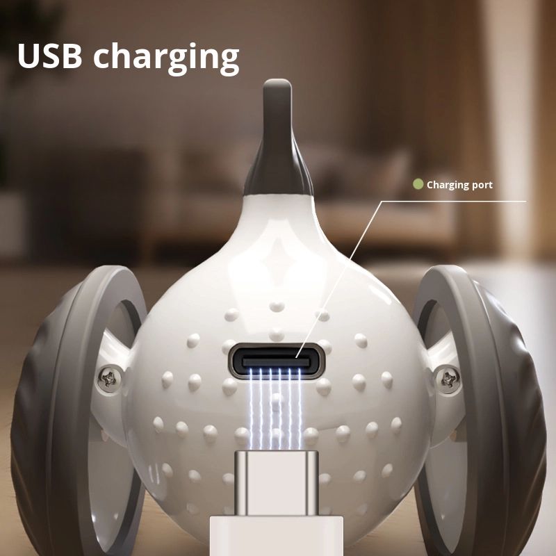 Juguete Interactivo Giratorio para Gatos y Perros