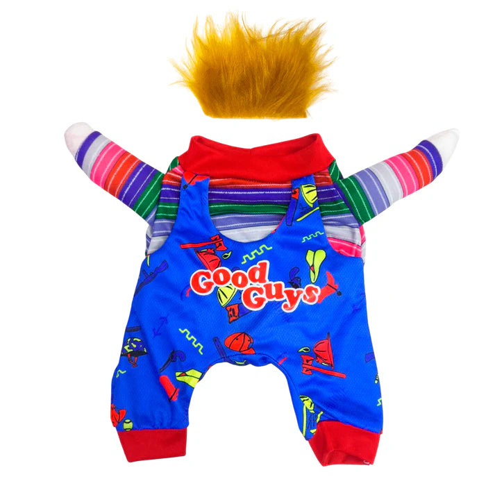 Disfraz de Muñeco Asesino para Mascotas (Estilo Chucky)