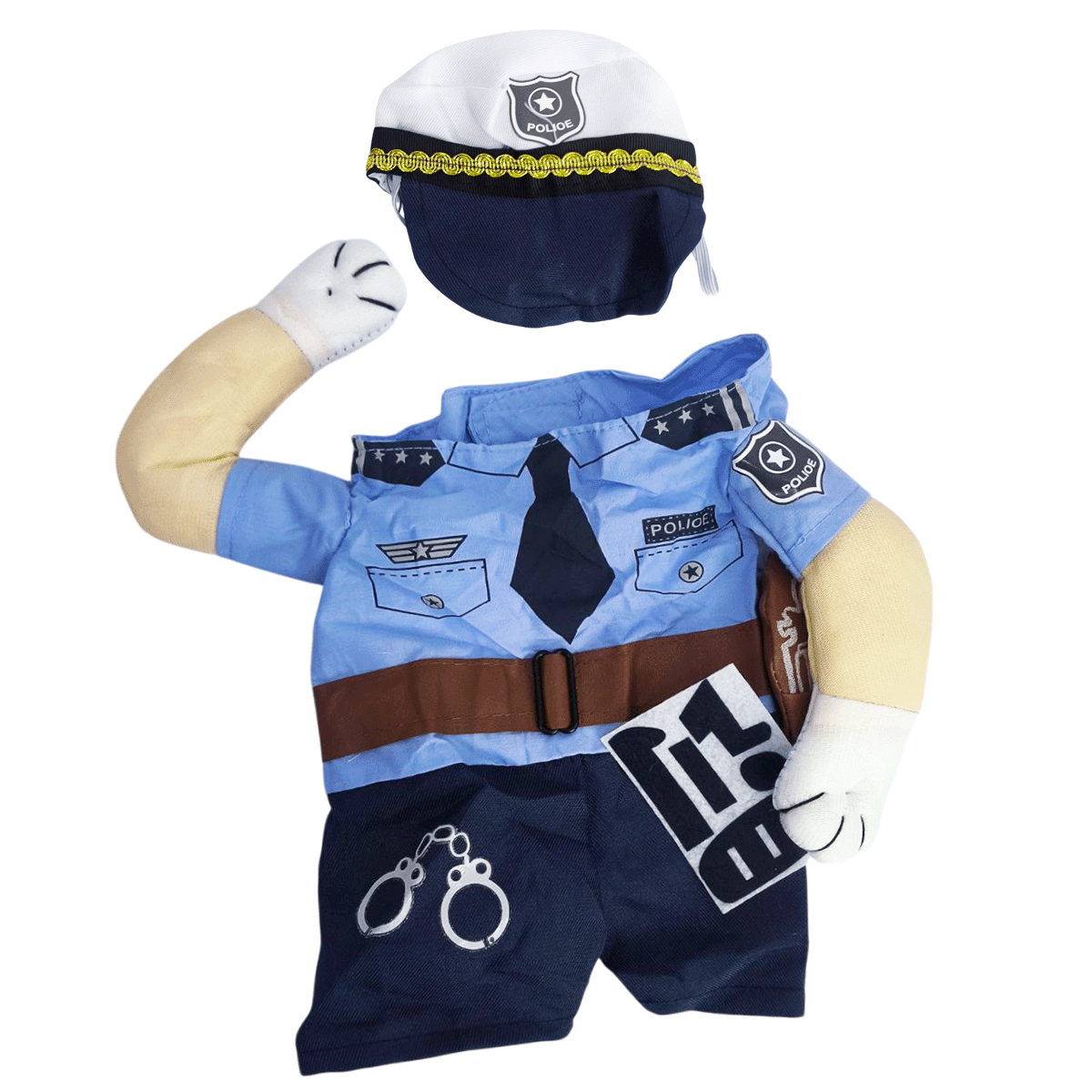 Disfraz de Policía para Mascotas – Incluye Accesorios