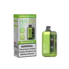 Vaper Priv Bar Turbo 15.000 Puffs – Pantalla Digital + Batería Recargable