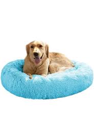 Cama Tipo Dona de Peluche para Mascotas – Súper Confort