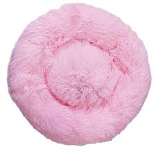 Cama Tipo Dona de Peluche para Mascotas – Súper Confort