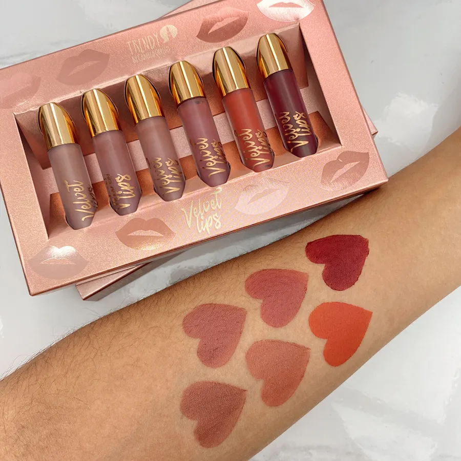 Labial Red Velvet Trendy – Acabado Mate